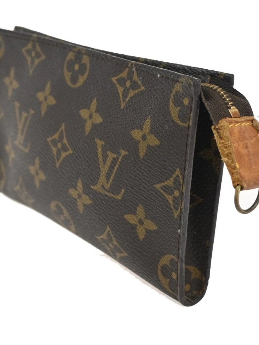 LOUIS VUITTON BUCKET PM Mini Clutch Pouch Bag Monogram Leather France 02KC735 - Picture 2 of 16